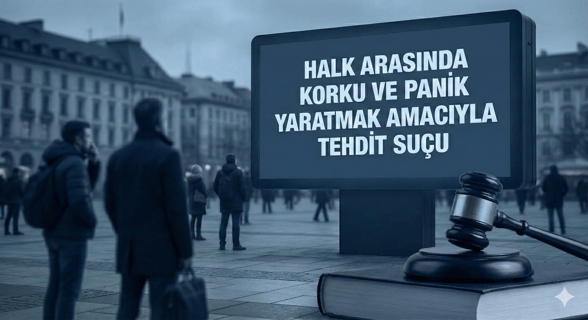 Halk arasında korku ve panik yaratmak amacıyla tehdit suçu Eskişehir avukat